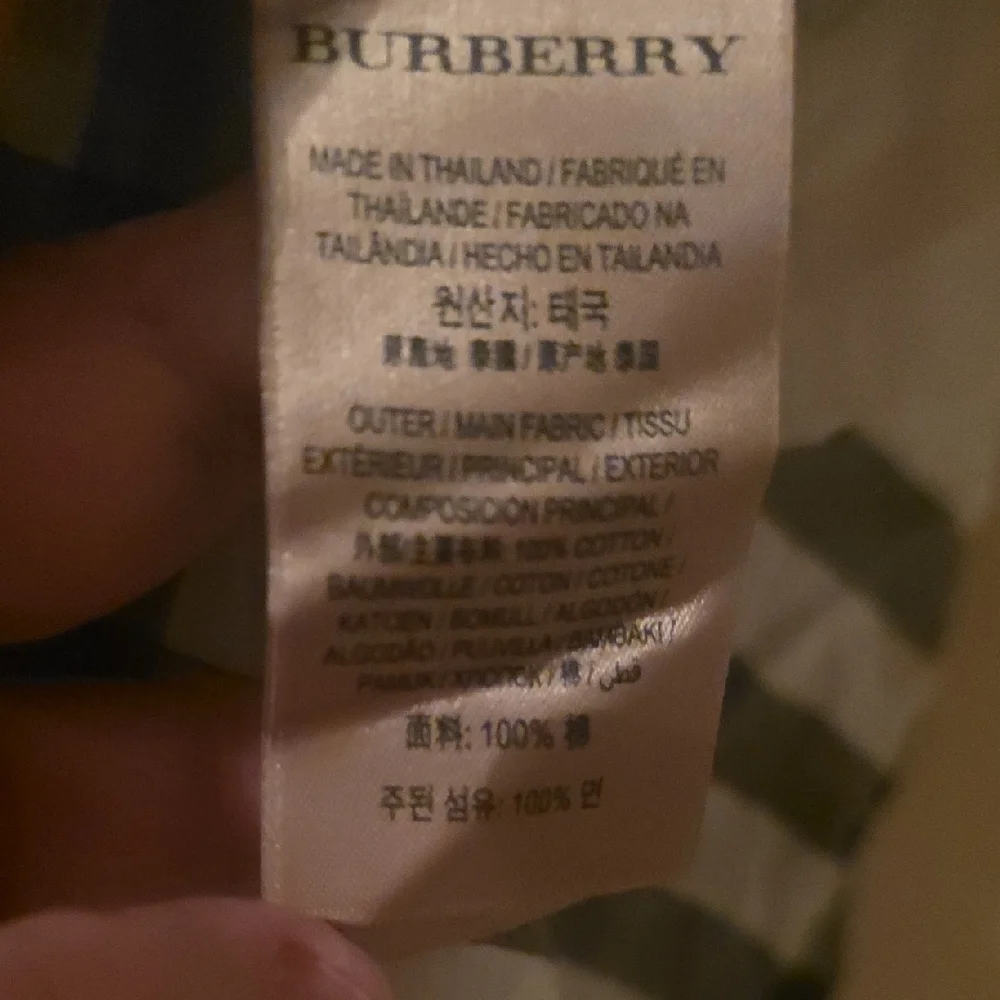 Burberry White and Black Checkered Shirt - Picture 6 of 6